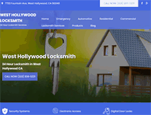 Tablet Screenshot of locksmith-westhollywoodca.com